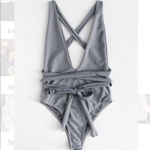 One piece bathing suit